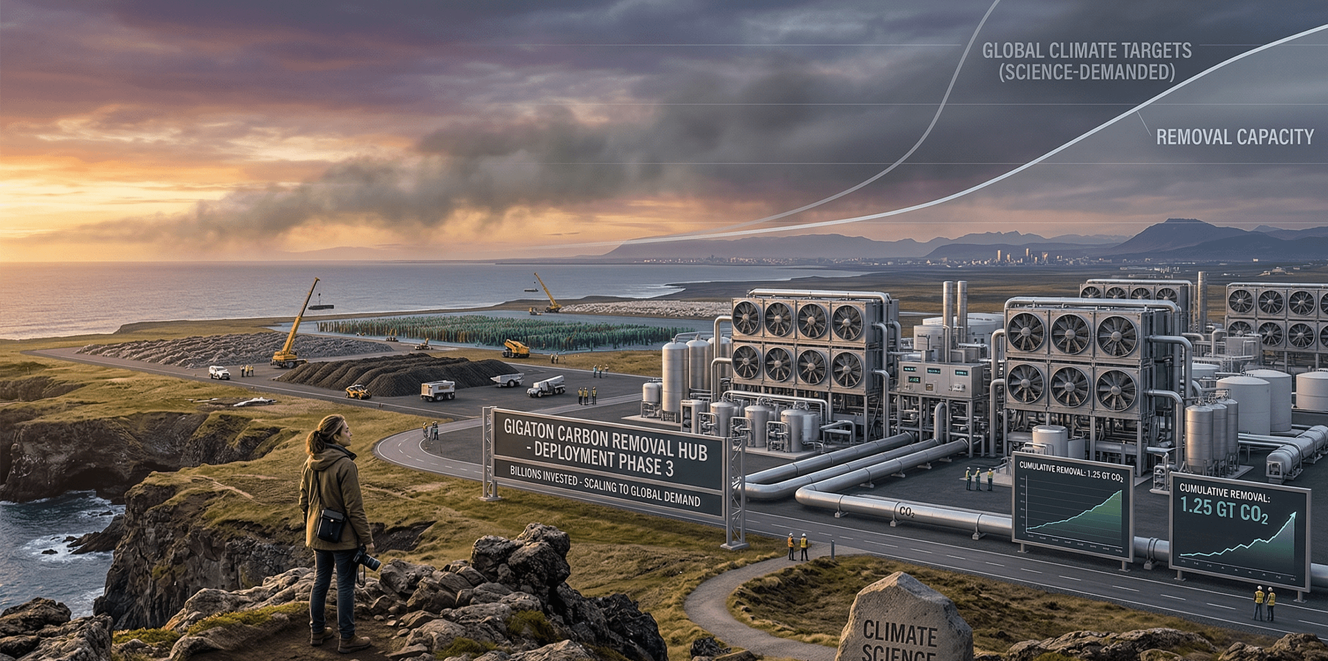 Carbon removal world scenario